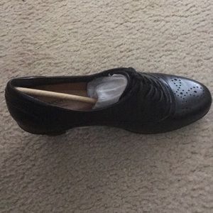 Women’s short black closed toe heel